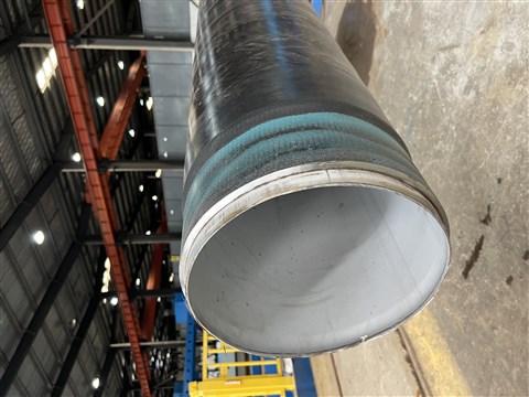 DN350內襯不銹鋼螺旋管