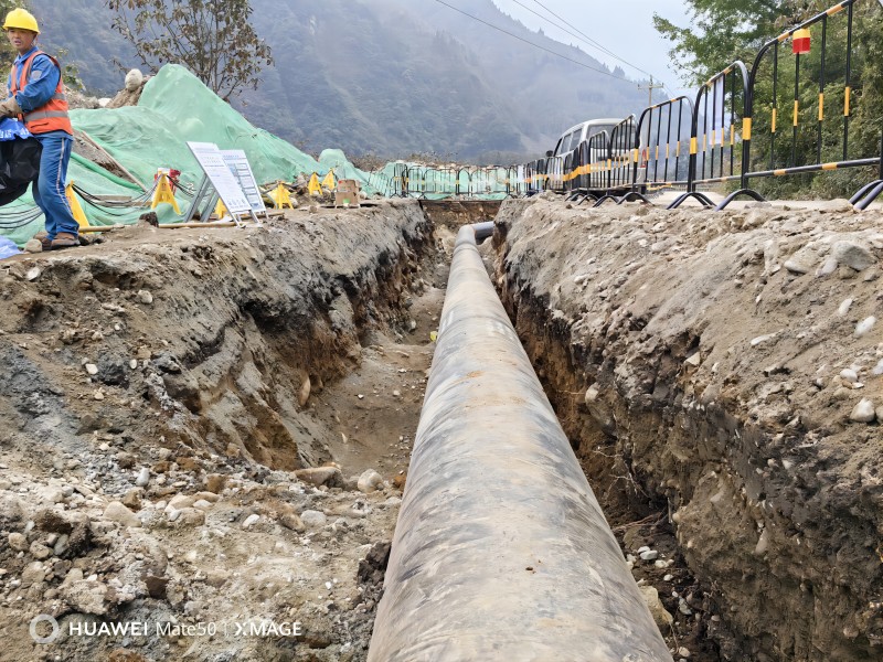 江蘇新澎復合材料有限公司成功供貨都江堰PPP供水提升項目